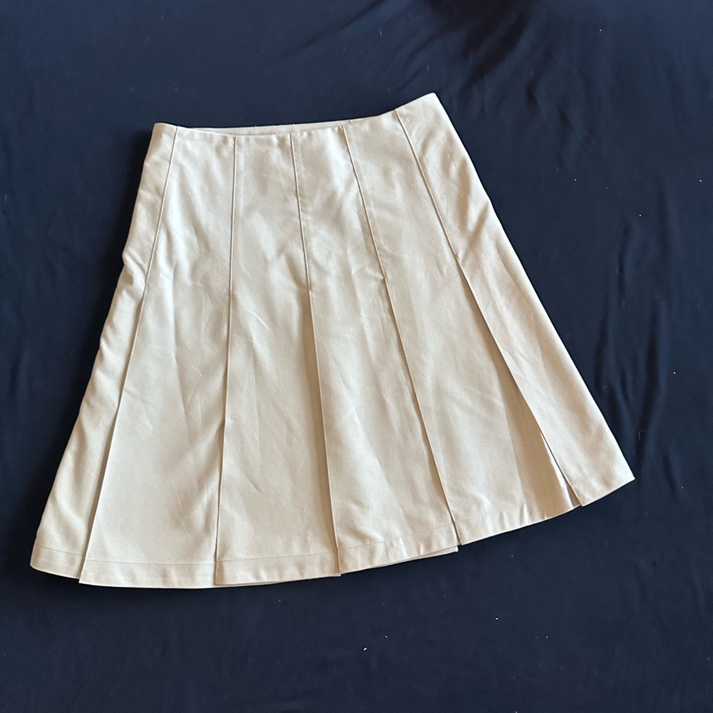 Burberry uniform Light Sage called Hunter green by Burberry A-Line Skirt size 10 - Picture 3 of 16